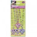 8160 PREMIO Minnie Mouse Collar de piedra beads 4pz UNI