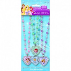 8387 Princesas Collar de piedra beads 4pz UNI