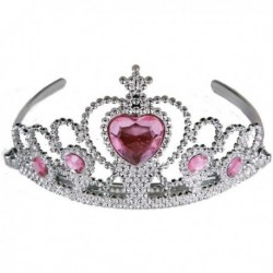 8421 Tiara plas Princesa Piedras Corazon Joyas finas pz ZEN