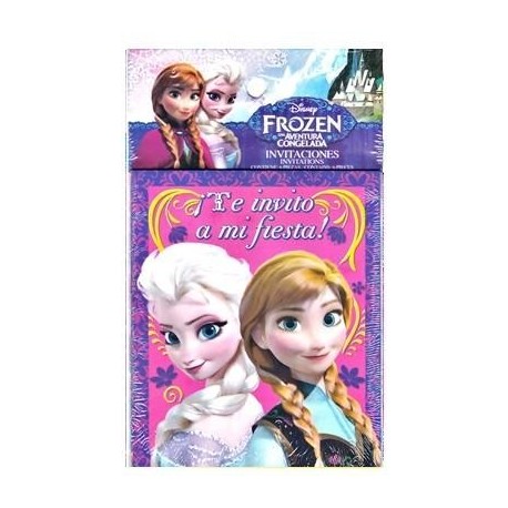 8500 Invitacion Frozen Aventura Congelada GM