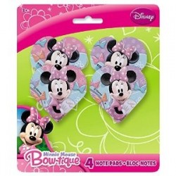 8585 PREMIO Minnie Mouse Note Pad Block Notas 4pz UNI