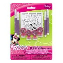 8586 PREMIO Minnie Mouse Stamp Sets Sellitos 4pz UNI