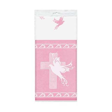 8657 Mantel Cruz Dove Cross Pink UNI