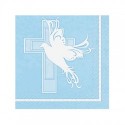 8662 Servilleta ch Cruz Dove Cross Blue UNI