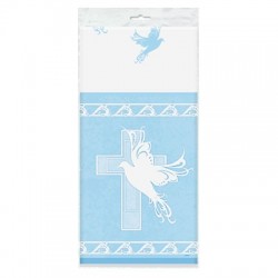 8663 Mantel Cruz Dove Cross Blue UNI