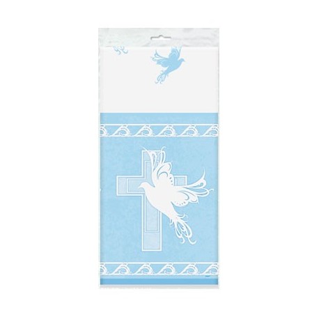 8663 Mantel Cruz Dove Cross Blue UNI