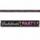 8793 Letrero Banner Despedida Bach Party Bride Met Negro AM