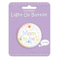 8915 Boton Pin Liston Mom To Be Luz Led AM