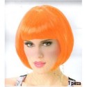 9401 Peluca Bob Naranja Fiesta Neon wig AM