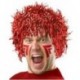 9417 Peluca Metalica Roja Fun Tinsel wig AM