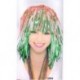 9418 Peluca Metalica VBR Fun Tinsel tricolor wig AM