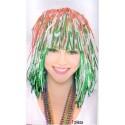 9418 Peluca Metalica VBR Fun Tinsel tricolor wig AM