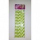 9487 Popotes papel Col Verde Kiwi Limon 12pz ZEN