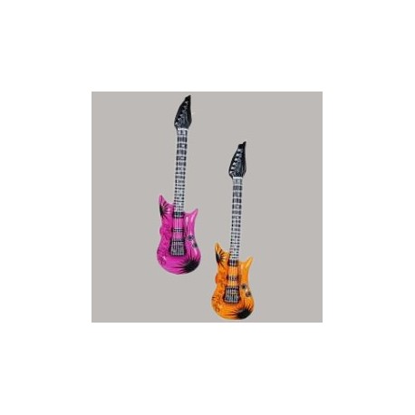 516 Inflable Guitarra R gde 42in inflable pz INSTRUMENTO ZEN