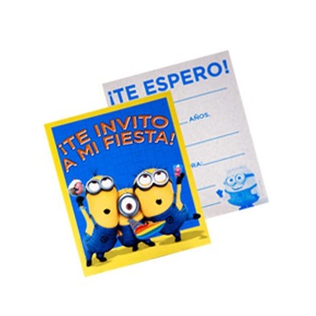 548 Invitacion Mi Villano Favorito Minions GM