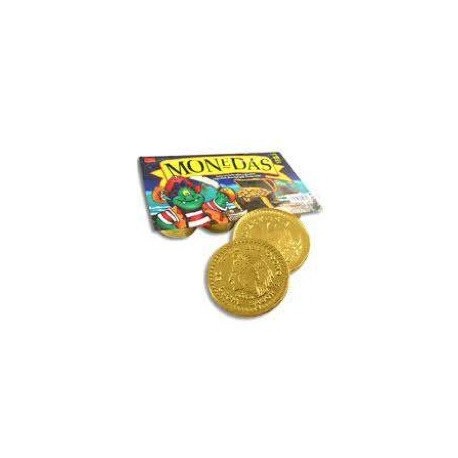 858 Monedas oro de chocolate 48pz Nutresa